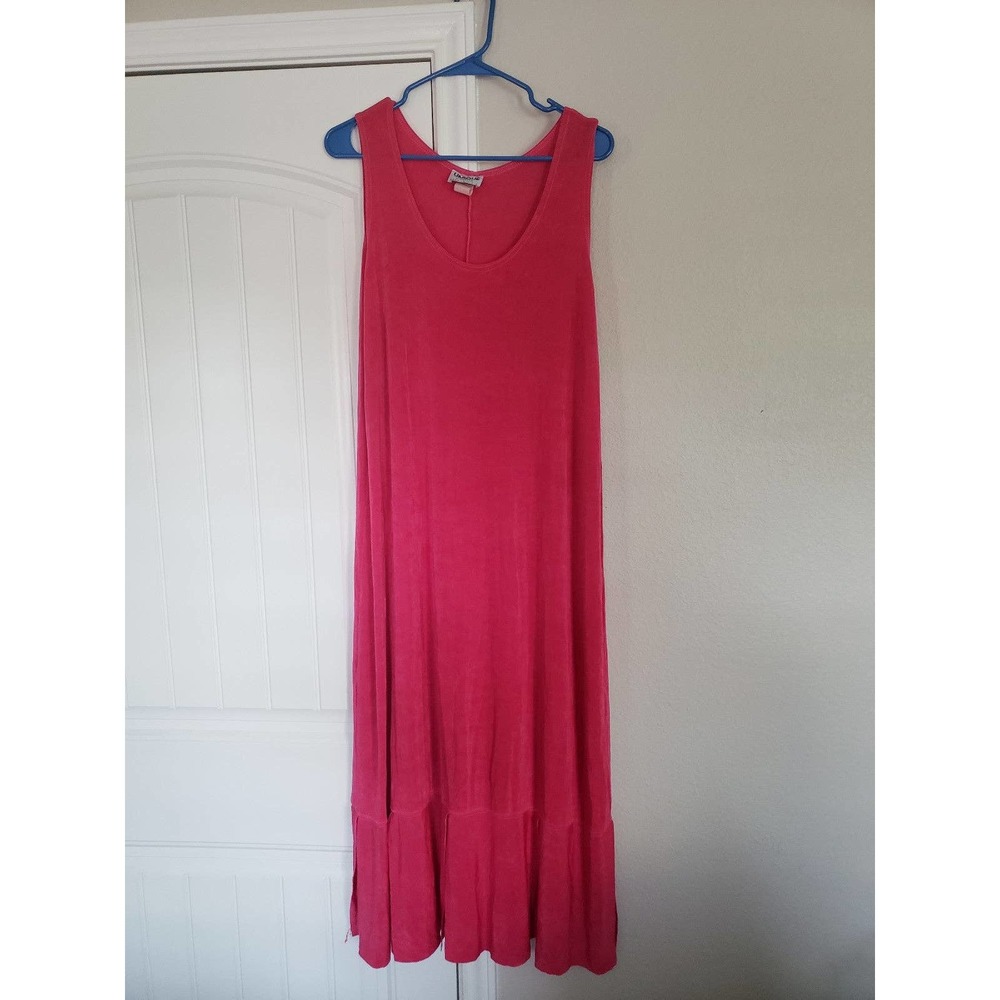 Unique by V Virella XXXL Pink Sleeveless Maxi Dress
